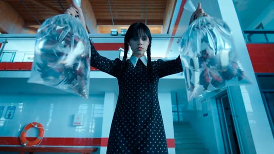 Сериал Уэнсдей - Уэнсдэй в готическом стиле